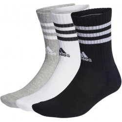 Chollo - adidas 3-Stripes Cushioned Crew Socks (Pack de 3 pares) | IC1323