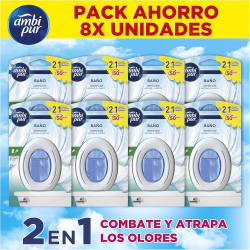 Chollo - Ambipur Baño Aroma a Limpio 50 días (Pack de 8)