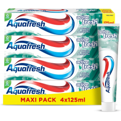 Chollo - Aquafresh Active Fresh 125ml (Pack de 4)