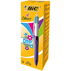 Chollo - BIC 4 Colours Grip (Pack de 12) | ‎8922901