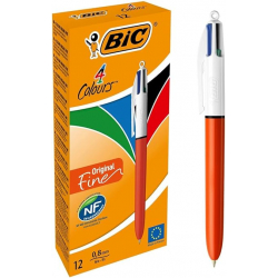 Chollo - BiC 4 Colours Original Fine (Pack de 12) | ‎982867