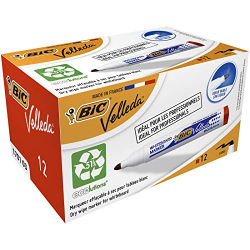 Chollo - BIC Velleda 1701 ECOlutions Whiteboard Marker Rojo (Pack de 12) | ‎904939