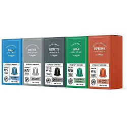 by Amazon Cápsulas de Café 20 uds (Pack de 5)