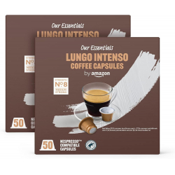 Chollo - by Amazon Cápsulas Lungo Intenso 50 uds (Pack de 2)