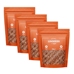 by Amazon Semillas De Lino 350g (Pack de 4)