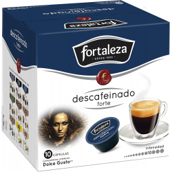 Café Fortaleza Descafeinado Forte 10 cápsulas Dolce Gusto