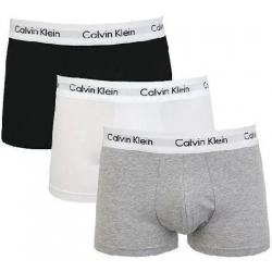 Chollo - Calvin Klein Cotton Stretch Low Rise Trunks 3-Pack | 0000U2664G998