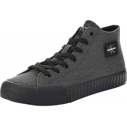 Calvin Klein Jeans Skater Vulcanized Laceup Canvas High-Top Trainers | YM0YM010230GL