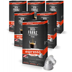 Der-Franz Espresso 10 cápsulas Nespresso (Pack de 6)