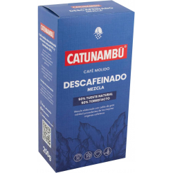 Catunambú Café Molido Descafeinado Mezcla 250g (Pack de 12)