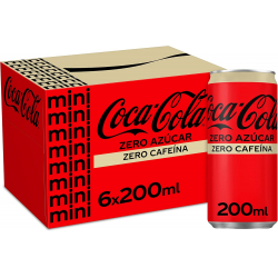 Chollo - Coca-Cola Zero Azúcar Zero Cafeína Lata 20cl (Pack de 6)