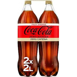 Coca-Cola Zero Azúcar Zero Cafeína PET 2L (Pack de 2)
