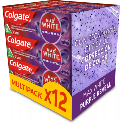 Chollo - Colgate Max White Purple Reveal 75ml (Pack de 12)