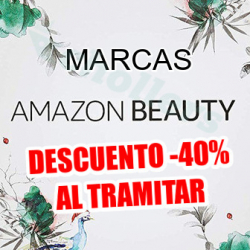 Descuento -40% automático en marcas Amazon Beauty