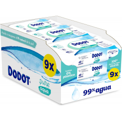 Chollo - Dodot Toallitas Aqua Pure 48 unidades (Pack de 9)