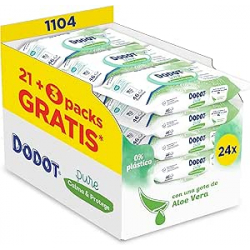 Chollo - Dodot Toallitas Pure Calma & Protege 46 uds (Pack de 24)