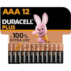 Duracell Plus Pilas Alcalinas AAA 12PK