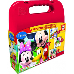 Chollo - Educa Maleta Progresivos Mickey Mouse 12+16+20+25 | 16505