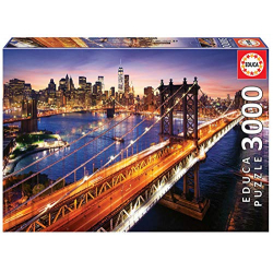 Educa Puzzle Manhattan al Atardecer 3000 piezas | 18508