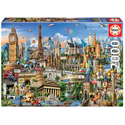 Educa Símbolos de Europa Puzzle 2000 piezas | 17697