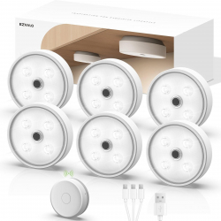 EZVALO LED Puck Lighting (Pack de 6)