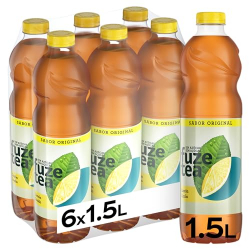 Fuze Tea Original Zero Azúcar Botella 1.5L (Pack de 6)