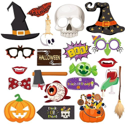 Chollo - Halloween Foto Prop 23 pcs | ‎Falafoty ‎Wish04230630