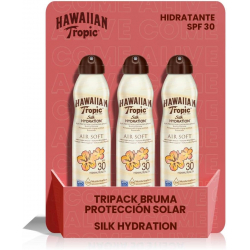 Chollo - Hawaiian Tropic Bruma Silk Hydration Air Soft SPF30 177ml (Pack de 3)