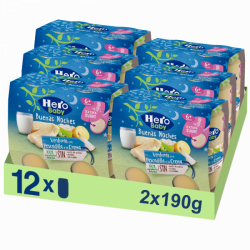 Hero Baby Tarritos de Verduras con Pescadilla a la Crema 190g (Pack de 12)