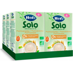 Chollo - Hero Baby Solo Papilla Multicereales Ecológicos 300g (Pack de 6)