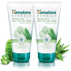 Chollo - Himalaya Moisturizing Aloe Vera Face Wash 150ml (Pack de 2)