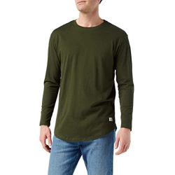 Chollo - Jack & Jones Noa Long Sleeve Plain Crew Neck T-Shirt | 12190128_1646_853632