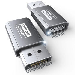 Chollo - JSAUX 4K DisplayPort to HDMI Adapter | DV0004-GY