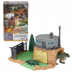 Chollo - Jurassic World Minis Giganotosaurus Rampage Playset | Mattel HFF12