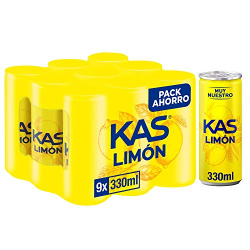 KAS Limón Lata 33cl (Pack de 9)