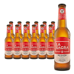 Chollo - LA SAGRA Sin Gluten Botella 33cl (Pack de 12)