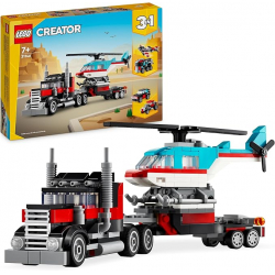 Chollo - LEGO Creator 3 en 1 Camión Plataforma con Helicóptero | 31146