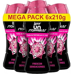 Lenor Unstoppables Frescor Sensaciones 210g (Pack de 6)