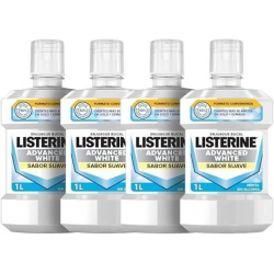 Listerine Advanced White Sabor Suave (Pack de 4)