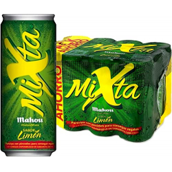 Chollo - Mahou Mixta Shandy Limón Lata 33cl (Pack de 24)