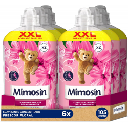 Mimosín Suavizante Concentrado Frescor Floral 105 lavados​ (Pack de 6)