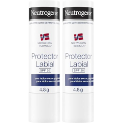 Neutrogena Fórmula Noruega Protector Labial SPF20 4.8g (Pack de 2)