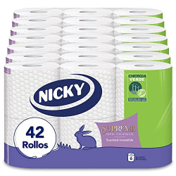 Chollo - Nicky Supreme Papel Higiénico 6 rollos (Pack de 7)