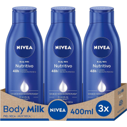 Chollo - NIVEA Body Milk Nutritivo 400ml (Pack de 3)