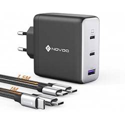 Chollo - NOVOO RG120 3-Port 120W GaN Charger | NCEU120D-255C