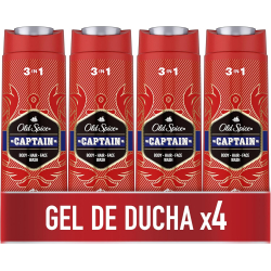 Chollo - Old Spice Captain Gel de Ducha 400ml (Pack de 4)