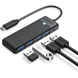 Chollo - ORICO PW Series 4-Port USB3.0 Hub | PAPW4A-U3-015-BK