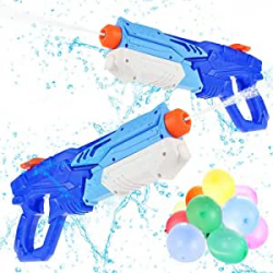 Chollo - Pack 2 Pistolas de agua Soakers Goldge 600ml + 500 Globos