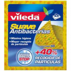 Chollo - Pack 2 Bayetas Vileda Suave Antibacterias