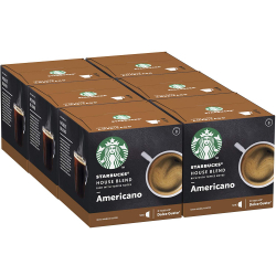 Chollo - Pack 72 Cápsulas Starbucks Americano Nescafé Dolce Gusto (6x12 cápsulas)